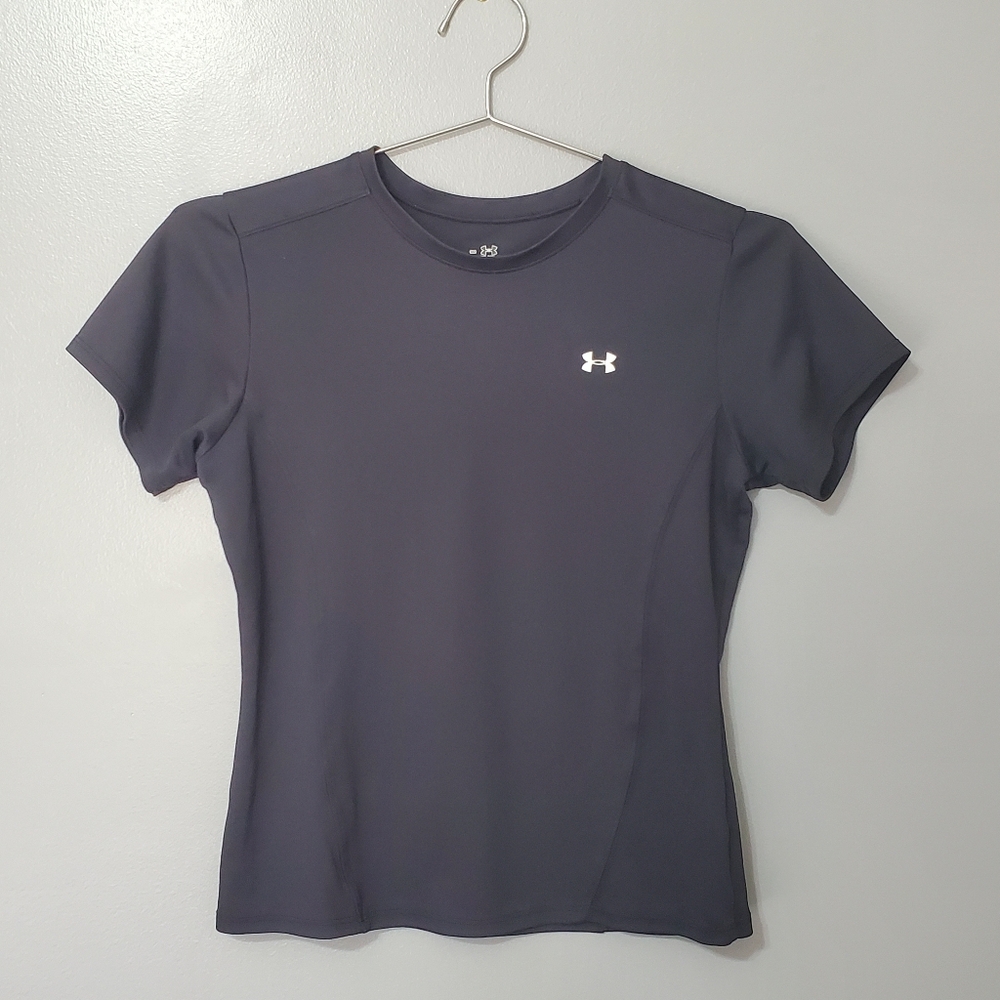 Under Armour Women's Black Wicking Short Sleeve Tee Size Small